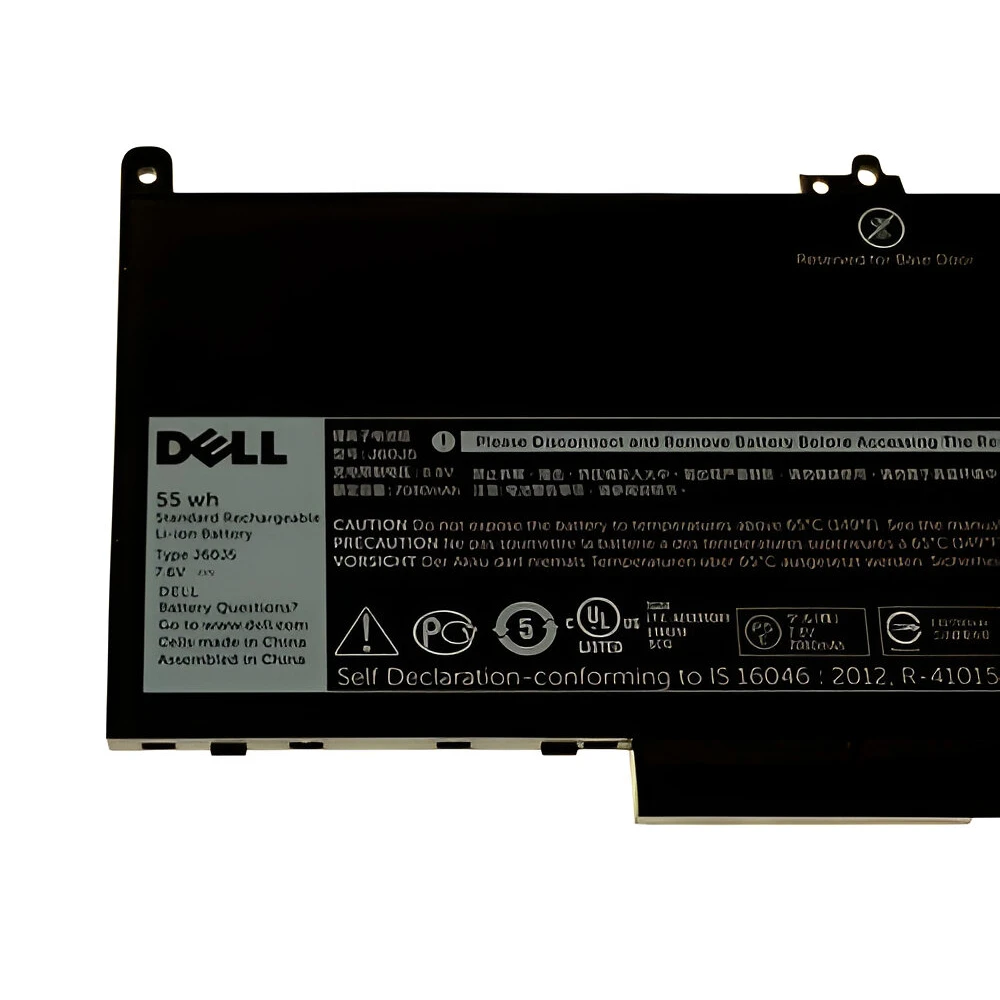 Dell Laptop Battery Box Latitude E7270 | J60J5 (Box Seal Opened for Serial No) view 3